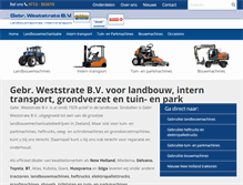 Tablet Screenshot of gebrweststrate.nl